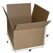 10 X 10 X 10, Corrugated Box, 1 Day Availability