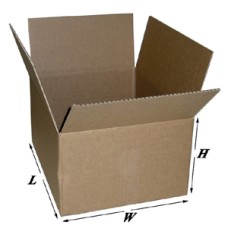 8 X 6 X 4 Corrugated Box 1 Day Availability