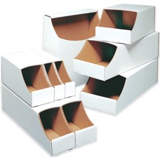 12" x 12" x 4 1/2" Stackable Bin Boxes