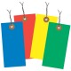 Tyvek Shipping Tags - Colors - Pre-Wired Tyvek Shipping Tags - Colors - Pre-Wired