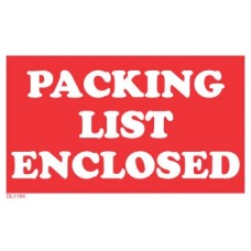 3 X 5 Packing List Enclosed (C)