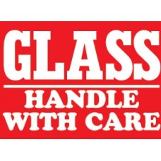 Glass Handle With Care 4X6(D)