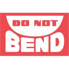 Do Not Bend 3 X 5 (C)