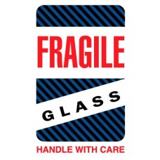 Fragile Glass Handle With Care 6 X 4(D)