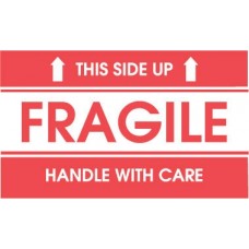 Fragile-This Side Up-Handle With Care 4 X 6 (D)