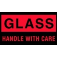 Glass Handle With Care  3 X 5(C)