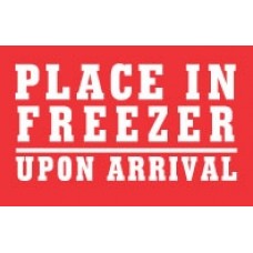 Place In Freezer Upon Arvl 3X5*