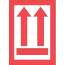 Arrows/Up Red 3 X 4-1/2(C)
