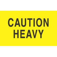 Caution Heavy 3 X 5 (C)