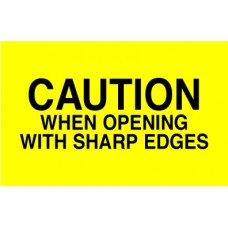 Caution When Openingwsharp 3X5 ( C )