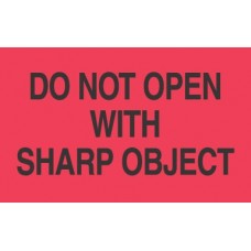 Dont Open W/Sharp Object 3X5 ( C )