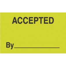 Accepted By ..... 3 X 5 (C)