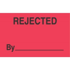 Rejected By ..... 3 X 5 (C)