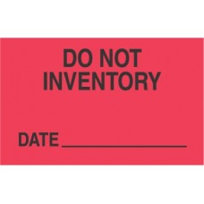Do Not Inventory Date 3 X 5 (C
