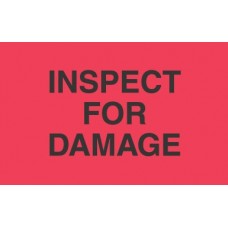 Inspect For Damage 3 X 5 (C)
