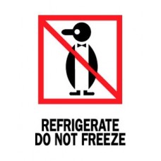 Refrig Do Not Freeze  3 X 4(C)