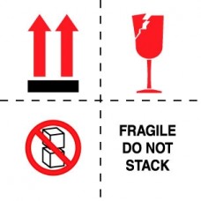 Fragile Do Not Stack 6 X 6 (E)