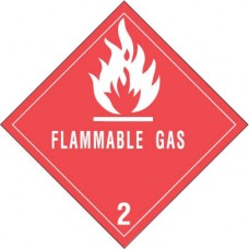 Flammable Gas  4 X 4  500/Rl ( C )