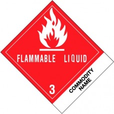 Flammable Liquiduid Nos 4 X 4-3/4(D)