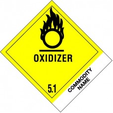 Oxidizer-Substance 4 X 4-3/4(D)