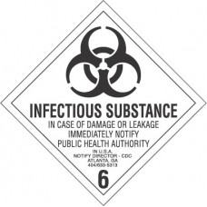 Infectious Substance 4X4 500Rl ( C )