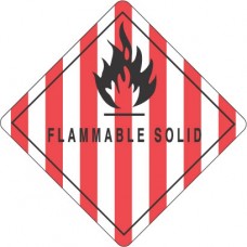 Flamable Solid 4 X 4 500/Rl(C)