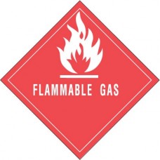 Flammable Gas 4 X 4 (C)