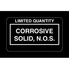 Corrosive Solid Nos 2-1/4X1-3/8* (A) 