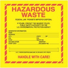 Hazardous Waste 6X6 (C)