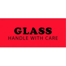 Glass Handle With Care 1-1/2 X 4 *(B)