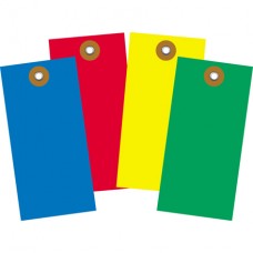 4 3/4" x 2 3/8" Yellow Tyvek Shipping Tags