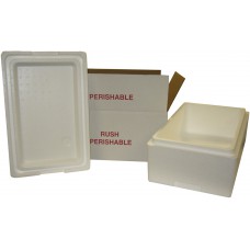 15 1/4 X 9 1/2 X 4 1/2,  Insulated Cooler w/Carton.