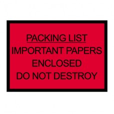 4 1/2" x 6" "Important Papers Enclosed" Envelopes