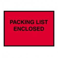 4 1/2" x 6" "Packing List Enclosed" Envelopes