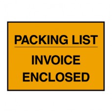 4 1/2" x 5 1/2" "Packing List / Invoice Enclosed" Envelopes