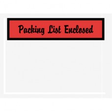 4 1/2" x 6" "Packing List Enclosed" Envelopes