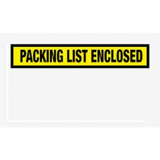 5 1/2" x 10" "Packing List Enclosed" Envelopes