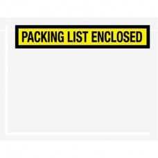 7" x 5 1/2" "Packing List Enclosed" Envelopes