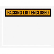 7" x 5 1/2" "Packing List Enclosed" TOP LOADING