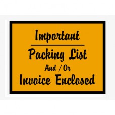 4 1/2" x 6" "Packing List / Invoice Enclosed" Envelopes