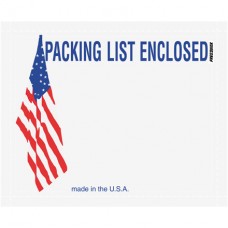 4 1/2" x 5 1/2" U.S.A. "Packing List Enclosed" Envelopes