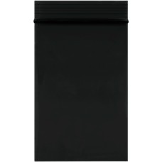 2 x 3" - 2 Mil Black Reclosable Poly Bags