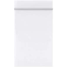 2 x 3" - 2 Mil White Reclosable Poly Bags