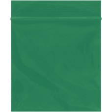 3 x 3" - 2 Mil Green Reclosable Poly Bags