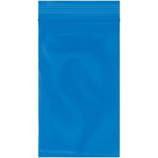 3 x 5" - 2 Mil Blue Reclosable Poly Bags