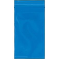 3 x 5" - 2 Mil Blue Reclosable Poly Bags