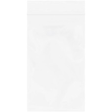 3 x 5" - 2 Mil White Reclosable Poly Bags