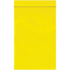 4 x 6" - 2 Mil Yellow Reclosable Poly Bags