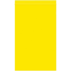 5 x 8" - 2 Mil Yellow Reclosable Poly Bags