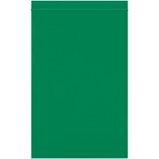 6 x 9" - 2 Mil Green Reclosable Poly Bags